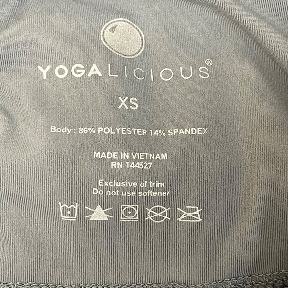 YOGALICIOUS Grey Full Length Legging - Picture 4 of 4